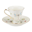 Serwis do kawy herbaty porcelanowy na 12 osób LEDA IVORY 28