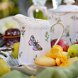 Serwis do kawy herbaty porcelanowy na 12 osób LEDA IVORY 6