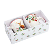 Kubki świąteczne zestaw 2 sztuki porcelanowe LAPONIA 1