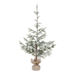 Choinka ośnieżona 120 cm w worku jutowym 3