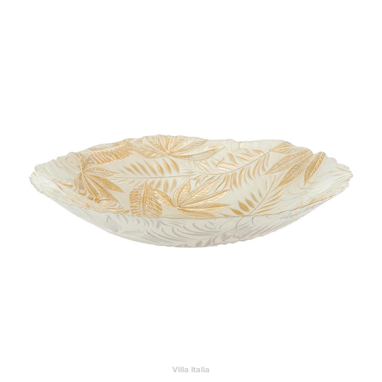 Misa na owoce 40 cm Salaterka szklana AMAZON Gold