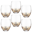 Zestaw szklanek 430 ml 6 sztuk AMARE GOLD 3