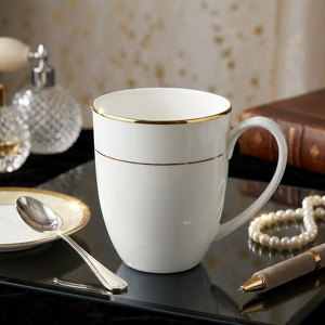 Kubek porcelanowy złota linia 440 ml UNICO 18B