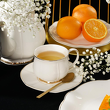 oryginalna filiżanka z porcelany ze złotem