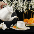 Filiżanka porcelanowa 200 ml ze spodkiem SANDRINE 16