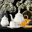 Filiżanka porcelanowa 200 ml ze spodkiem SANDRINE 17