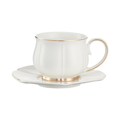 Filiżanka porcelanowa 200 ml ze spodkiem SANDRINE