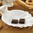 Talerzyk liść porcelanowy Miseczka dekoracyjna CLARA Ivory 1