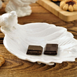 Talerzyk liść porcelanowy Miseczka dekoracyjna CLARA Ivory 1
