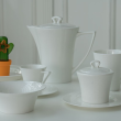 Dzbanek do herbaty porcelanowy 1,2 litra MUREN White 1