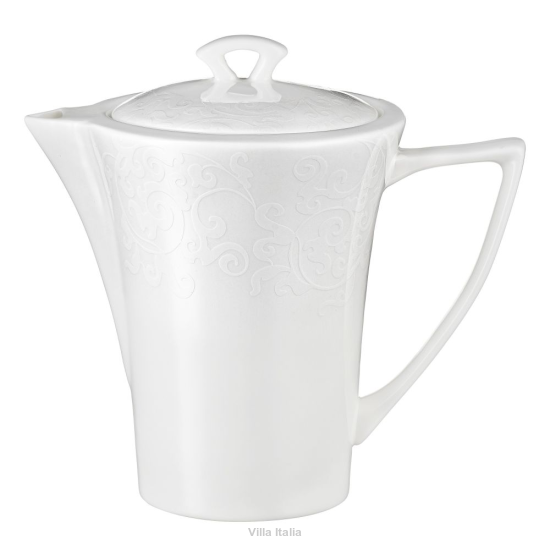 Dzbanek do herbaty porcelanowy 1,2 litra MUREN White