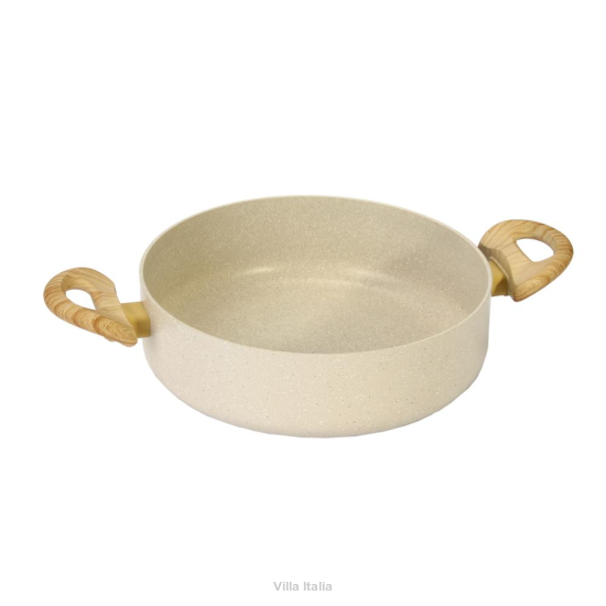Garnek granitowy 24 cm niski DOLOMITIKA 
