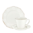 Zestaw kawowy na 6 osób porcelanowy LORETTA 4