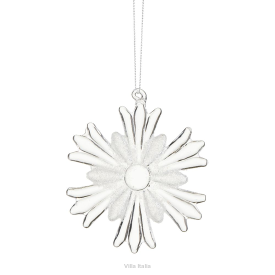 szklana ozdoba choinkowa gwiazdka