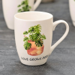 Zestaw 4 kubków porcelanowych BOTANIC w pudełku prezentowym 5