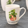 Zestaw 4 kubków porcelanowych BOTANIC w pudełku prezentowym 5