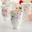 stylowy kubek porcelanowy w kwiaty Villa Italia