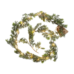 Girlanda świąteczna LED 190 cm ośnieżona