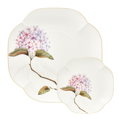 Zestaw do ciasta porcelanowy na 6 osób MAGIC BLOOMS