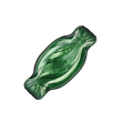 Talerzyk cukierek szklany 20 cm LOLLIPOP GREEN 1