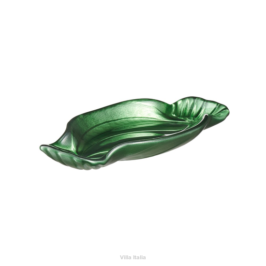 Talerzyk cukierek szklany 20 cm LOLLIPOP GREEN