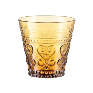 Szklanka bursztynowa 250 ml 9 cm FIORINO 