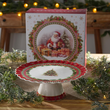 Patera świąteczna 27 cm porcelanowa SANTA CLAUS 4