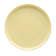 Talerz płytki żółty porcelanowy