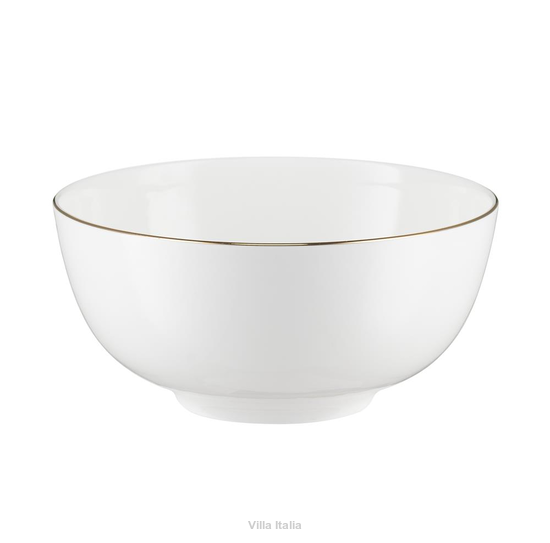 Miseczka śniadaniowa porcelanowa ze złotą obwódką