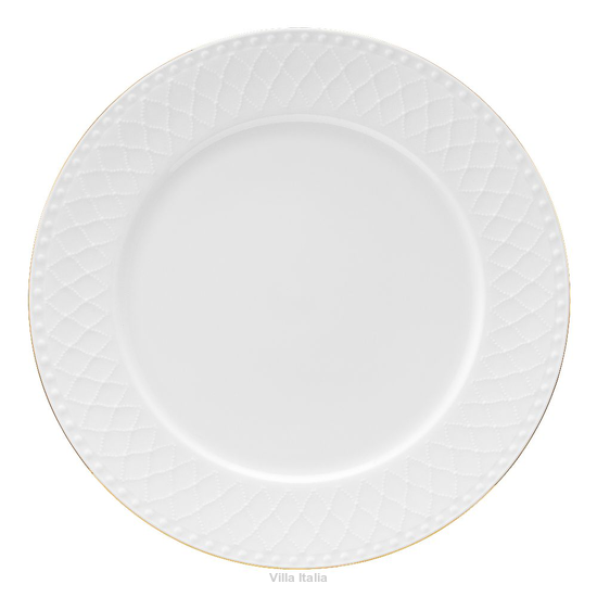 nowoczesne talerze porcelanowe ręcznie zdobione złotem