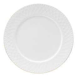 Talerz płytki porcelanowy 28 cm ROMA GOLD