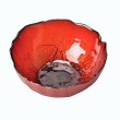 Miseczka szklana czerwona 15 cm MAK 5