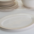 Półmisek porcelanowy 34 cm złota linia GOLDEN SAND 2