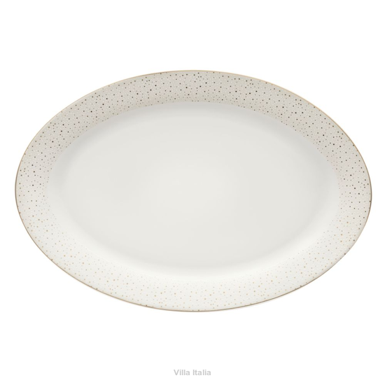 Półmisek porcelanowy 34 cm złota linia GOLDEN SAND
