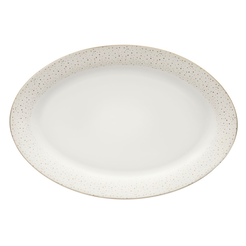 Półmisek porcelanowy 34 cm złota linia GOLDEN SAND