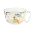 Filiżanka do herbaty porcelanowa 300 ml ze spodkiem LEMON  2