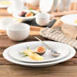 Talerz płytki porcelanowy 27 cm PLUS biały 6