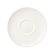 elegancki spodek porcelanowy z reliefem