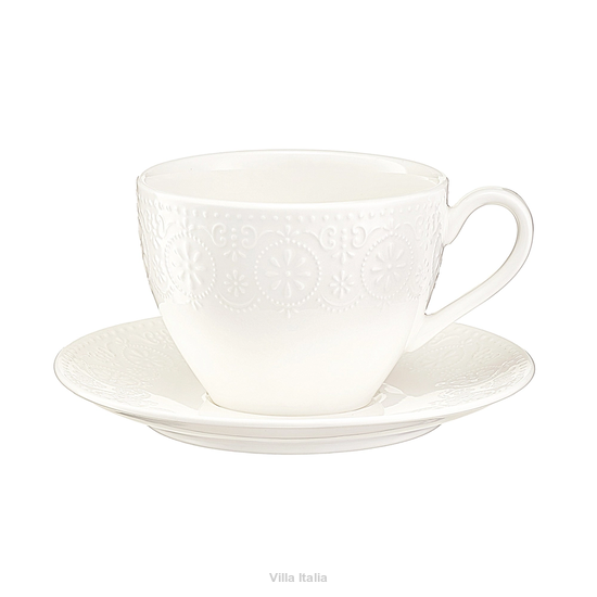 Filiżanka do herbaty 300 ml porcelanowa FLORENTINA