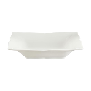 Talerz głęboki kwadratowy 20x20 cm porcelanowy COMO 