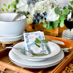 Serwis obiadowy na 6 osób porcelanowy PLUS PLATIN