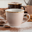 Zestaw filiżanek porcelanowych jumbo 550 ml 6 sztuk CANDY 1