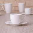 Spodek pod filiżankę do espresso 13 cm BARI WHITE 3