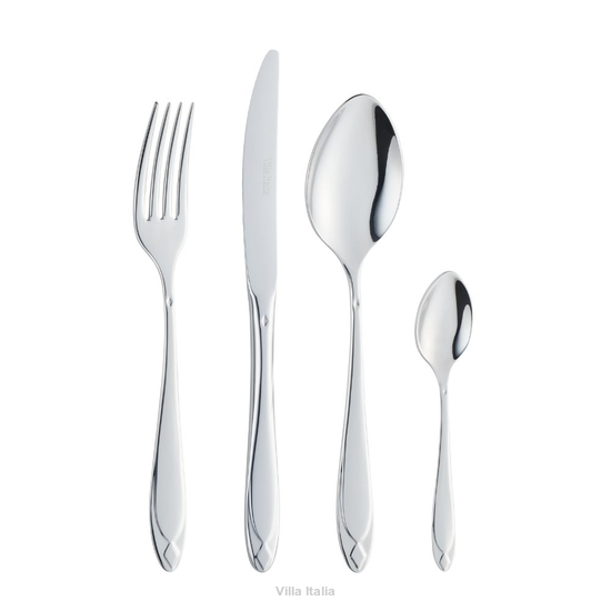 srebrne sztucce ze stali nierdzewnej
