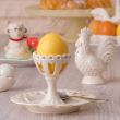 Kieliszek porcelanowy do jajka ze spodkiem CLARA  1