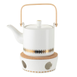 Podgrzewacz tealight do dzbanka 14 cm porcelanowy GAJA 1