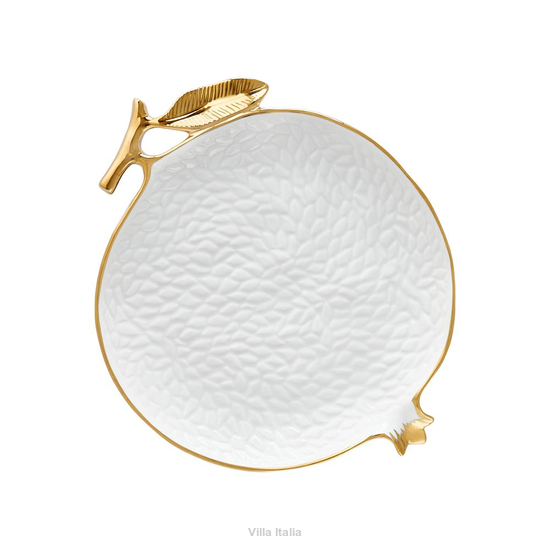 Talerzyk deserowy 21,5 x 27 cm GRENADE WHITE