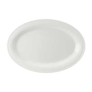 Półmisek owalny porcelanowy 32 cm ROMA white