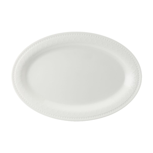 Półmisek owalny porcelanowy 32 cm ROMA white