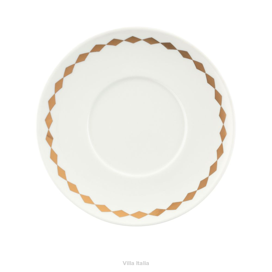 Spodek pod filiżankę porcelanowy 15 cm GAJA
